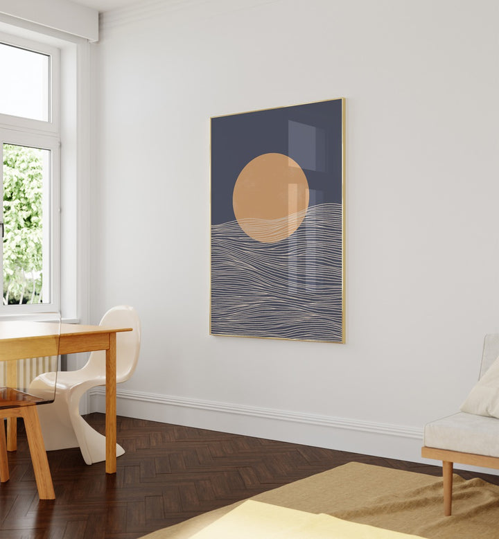 Stylish Earth Tones Gallery Wall art adds sophistication to any space, perfect for cozy living rooms and gallery walls.