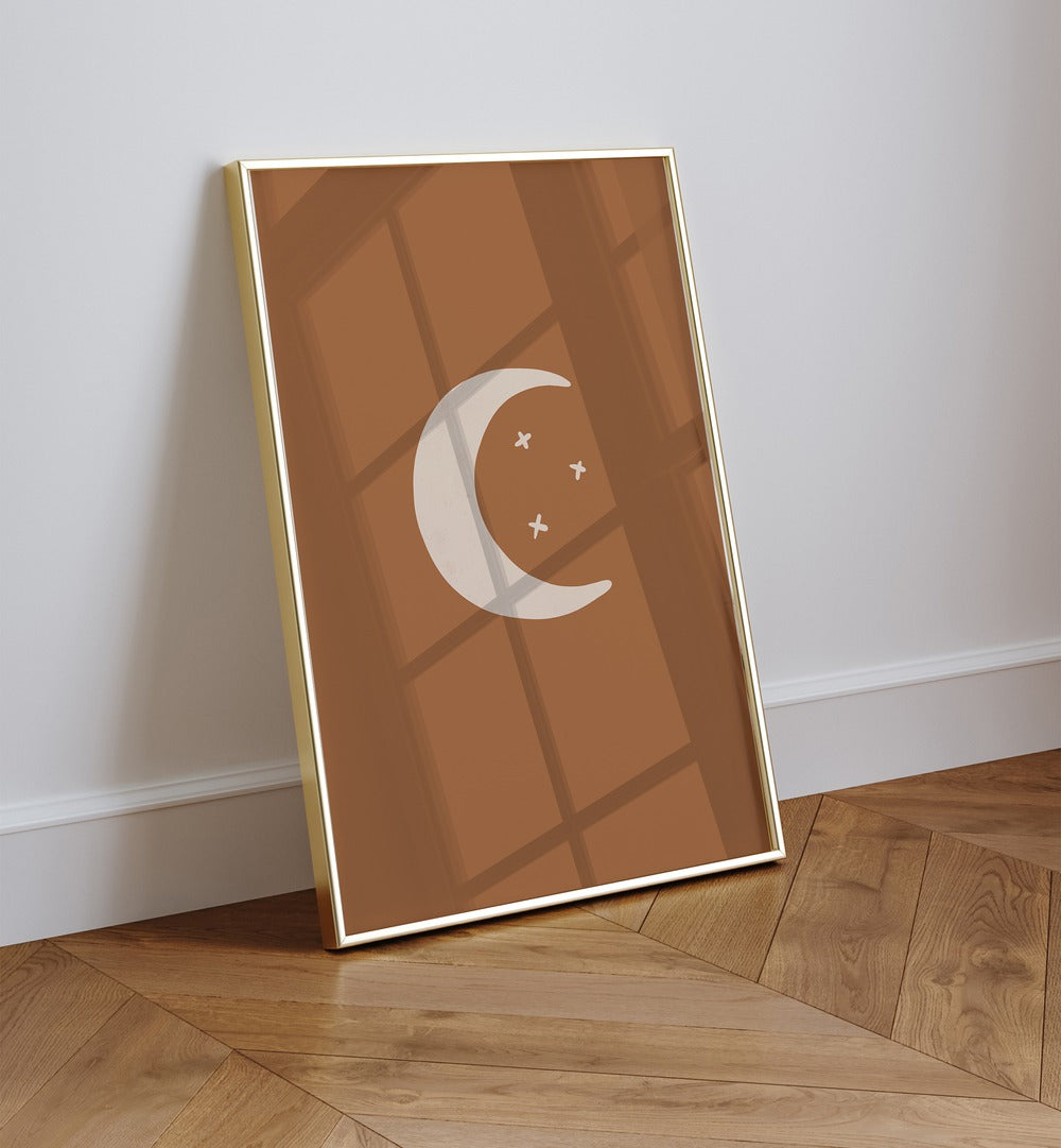 Stylish Earth Tones Gallery Wall art piece, perfect for creating cozy gallery walls in your living room.