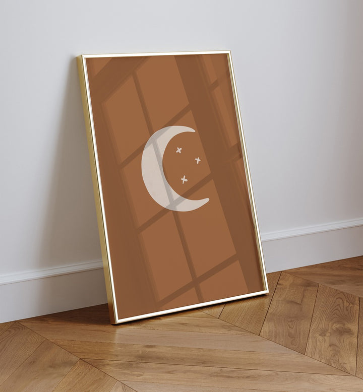 Stylish Earth Tones Gallery Wall art piece, perfect for creating cozy gallery walls in your living room.