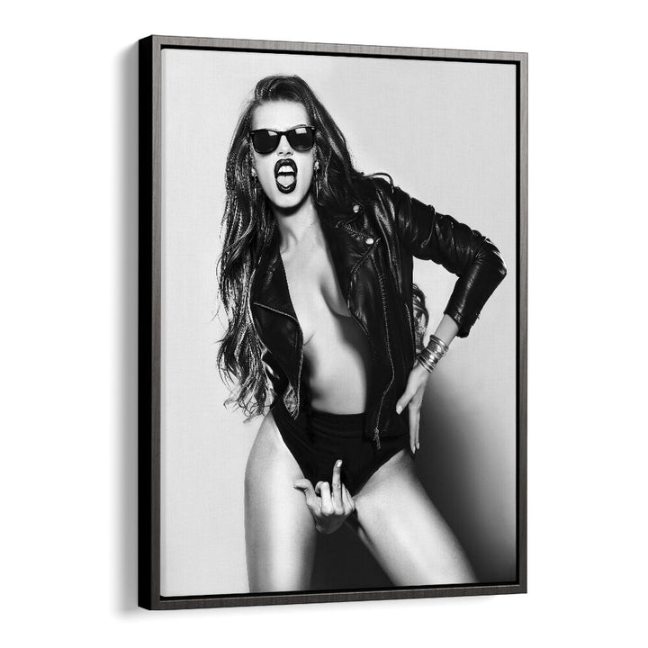 Stunning EAT THIS, PHOTOGRAPHY PRINTS by David Drake, showcasing powerful femininity in modern art. Perfect for your space.