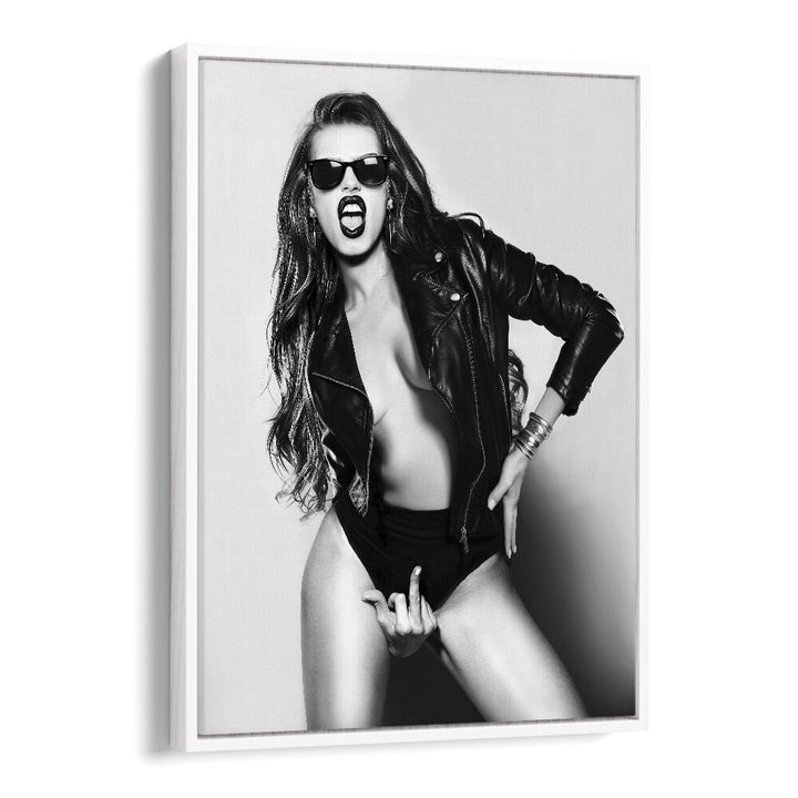 Bold and striking EAT THIS, PHOTOGRAPHY PRINTS by David Drake showcases powerful femininity in fine art style.