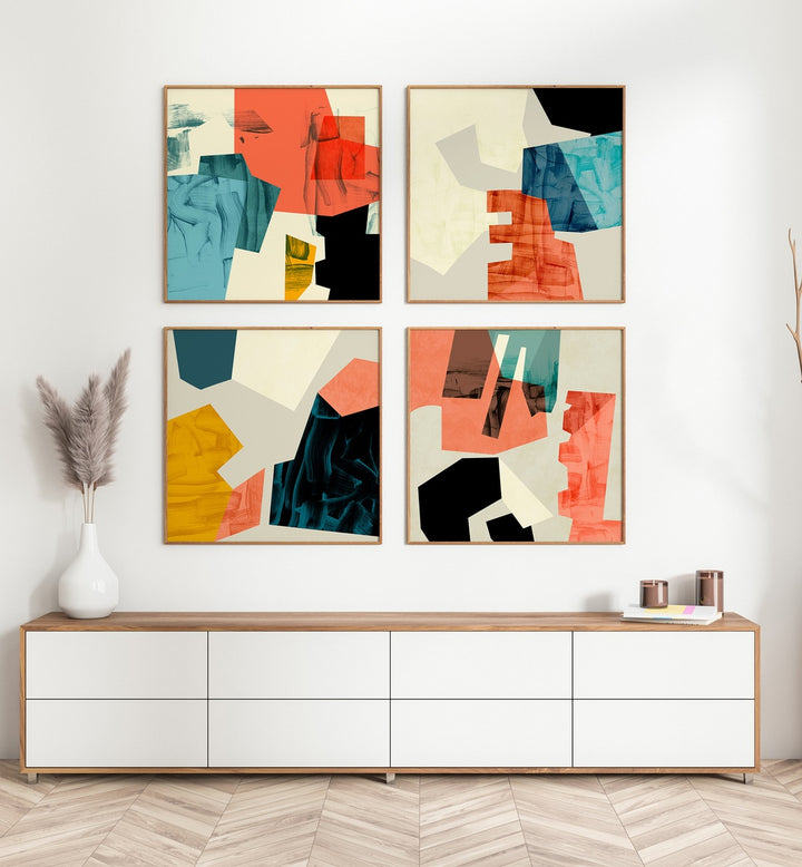 ECKEN KOPIE GALLERY WALL showcases a stylish set of three framed art pieces for modern gallery walls.