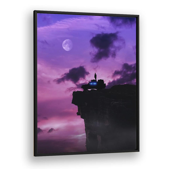 Discover the dreamlike landscape of "EDGE OF THE EARTH, SURREAL ART PRINTS" by Ritvik Takkar, perfect for any space.