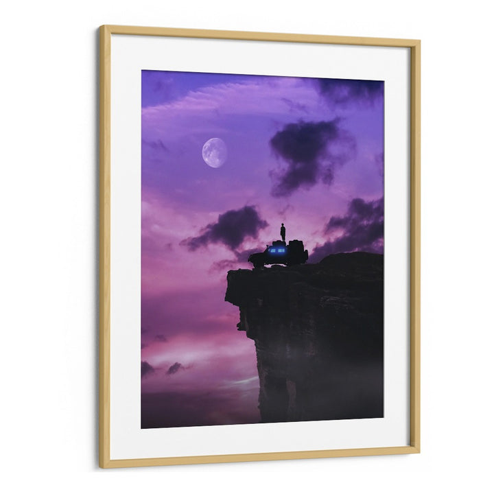 Elevate your space with EDGE OF THE EARTH, SURREAL ART PRINTS by Ritvik Takkar, showcasing enchanting surrealism.
