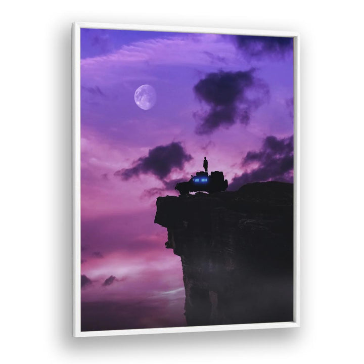 Elevate your space with EDGE OF THE EARTH, SURREAL ART PRINTS by Ritvik Takkar, showcasing dreamlike landscapes.