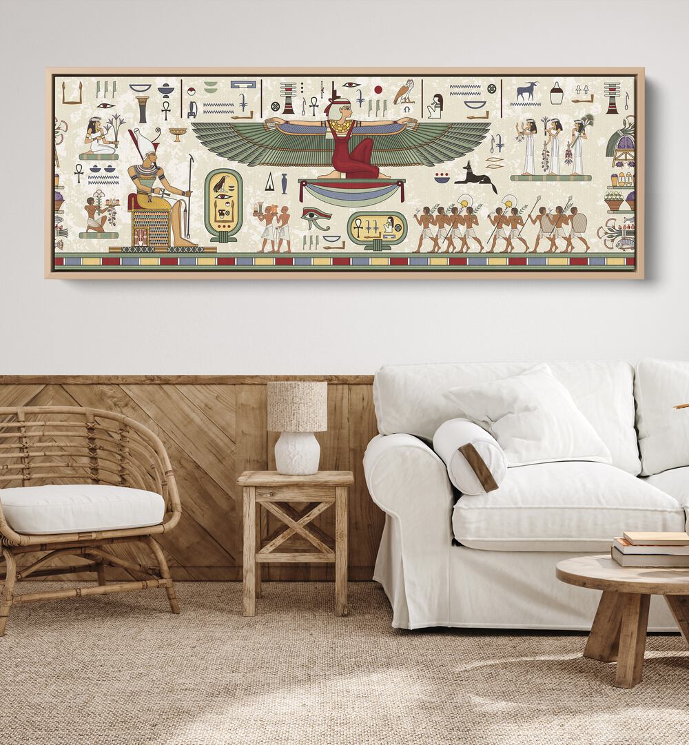 Transform your space with EGYPTIAN LIFE STYLE, GALLERY WALLS showcasing stunning ancient Egyptian art.