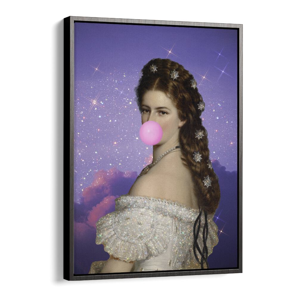 Empress Elisabeth Bubble Gum Portrait I, altered art prints by Grace Digital Art Co, add charm to any space.