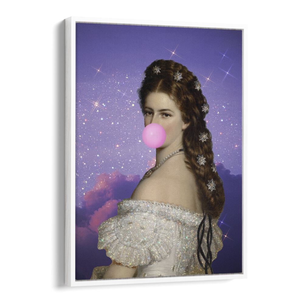 Empress Elisabeth Bubble Gum Portrait I by Grace Digital Art Co, a unique altered art print perfect for any space.