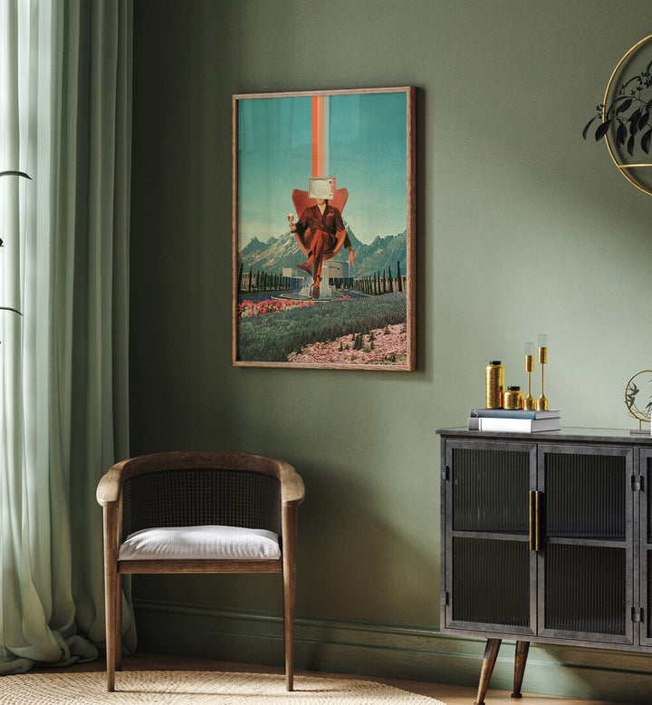 Frank Moth's ENEMY, SURREAL ART PRINTS transform spaces with vibrant, imaginative surrealism that captivates viewers.