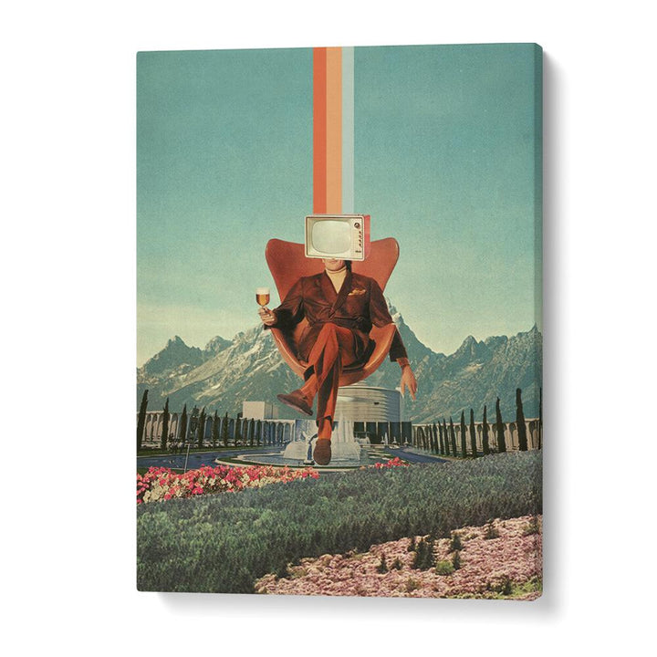 Frank Moth's ENEMY, SURREAL ART PRINTS showcase a unique blend of imagination and surrealism in vibrant colors.
