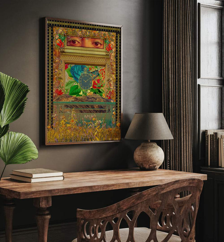 Vibrant EVENT, SURREAL ART PRINTS by Cosmo Zach, showcasing imaginative design in a stylish home setting.