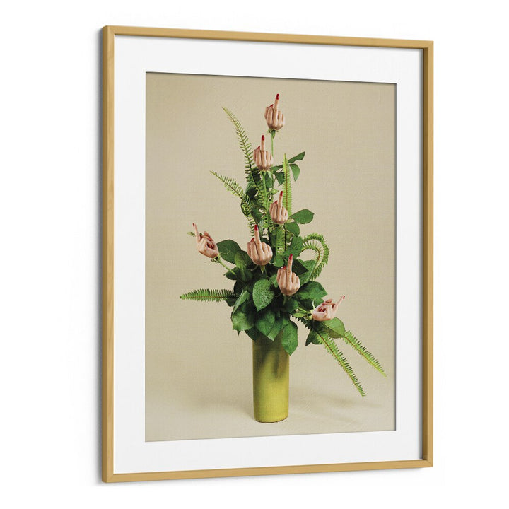 F U BOUQUET SURREAL PAINTING, SURREAL ART by Vertigo Artography adds a unique touch to your space with its captivating design.