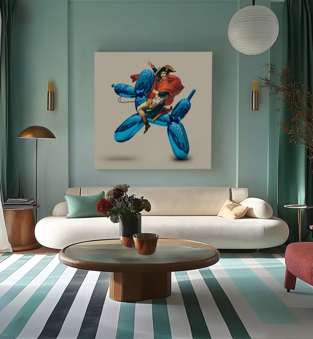 Transform your space with FAKE CONQUEROR, ALTERED ART PRINTS, showcasing a unique artistic statement for your walls.