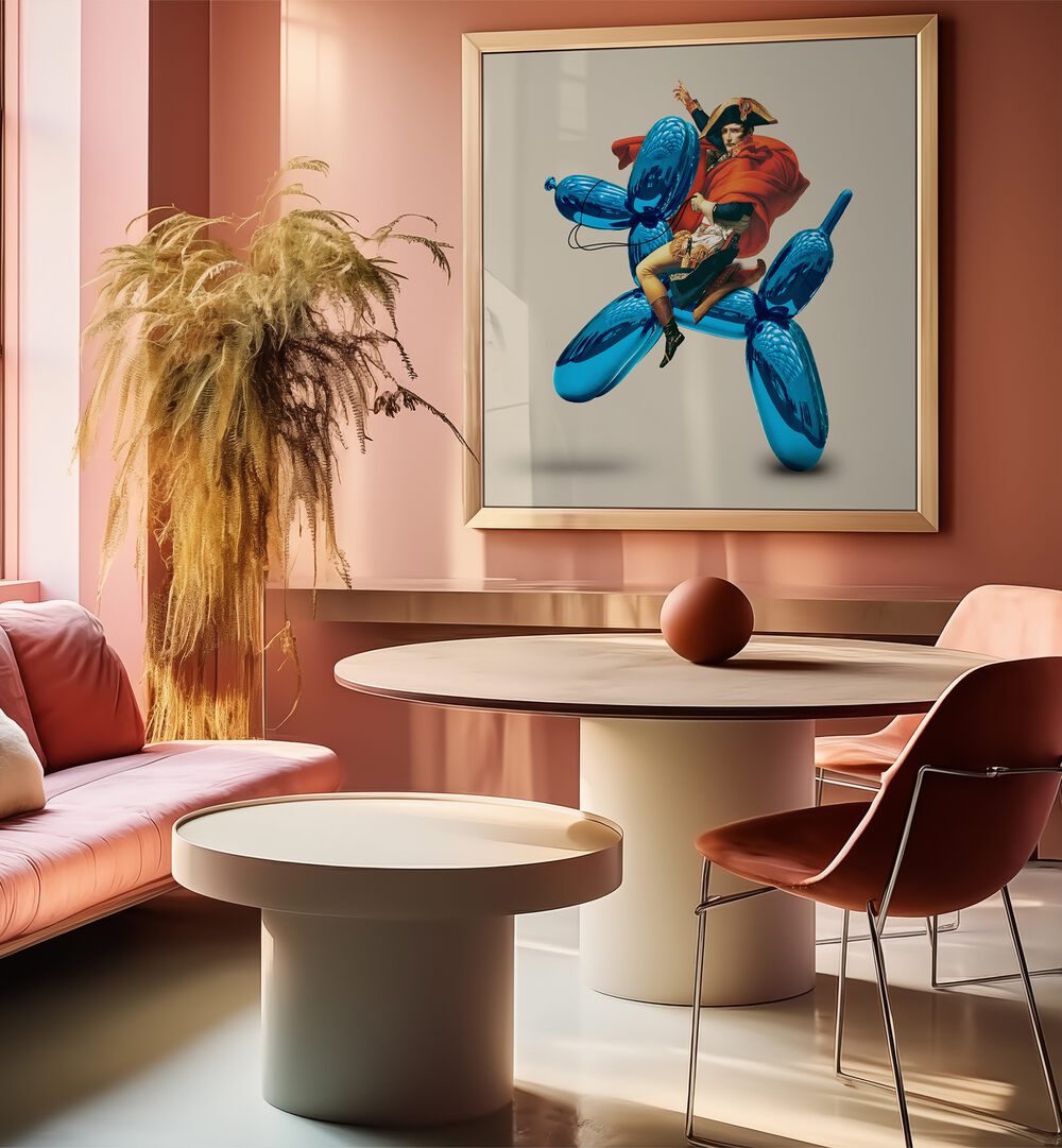 Transform your space with FAKE CONQUEROR, ALTERED ART PRINTS showcasing vibrant creativity and individuality.