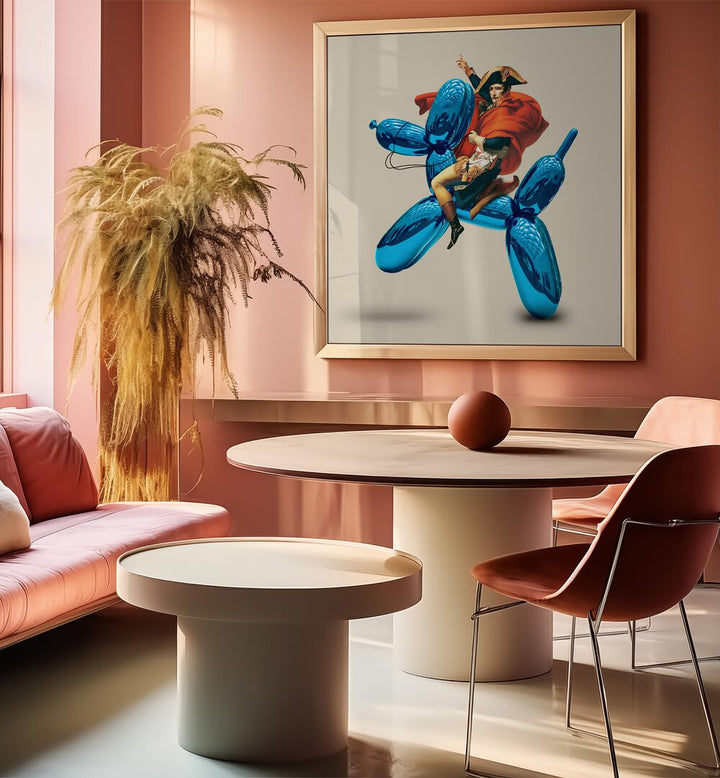 Transform your space with FAKE CONQUEROR, ALTERED ART PRINTS showcasing vibrant creativity and individuality.