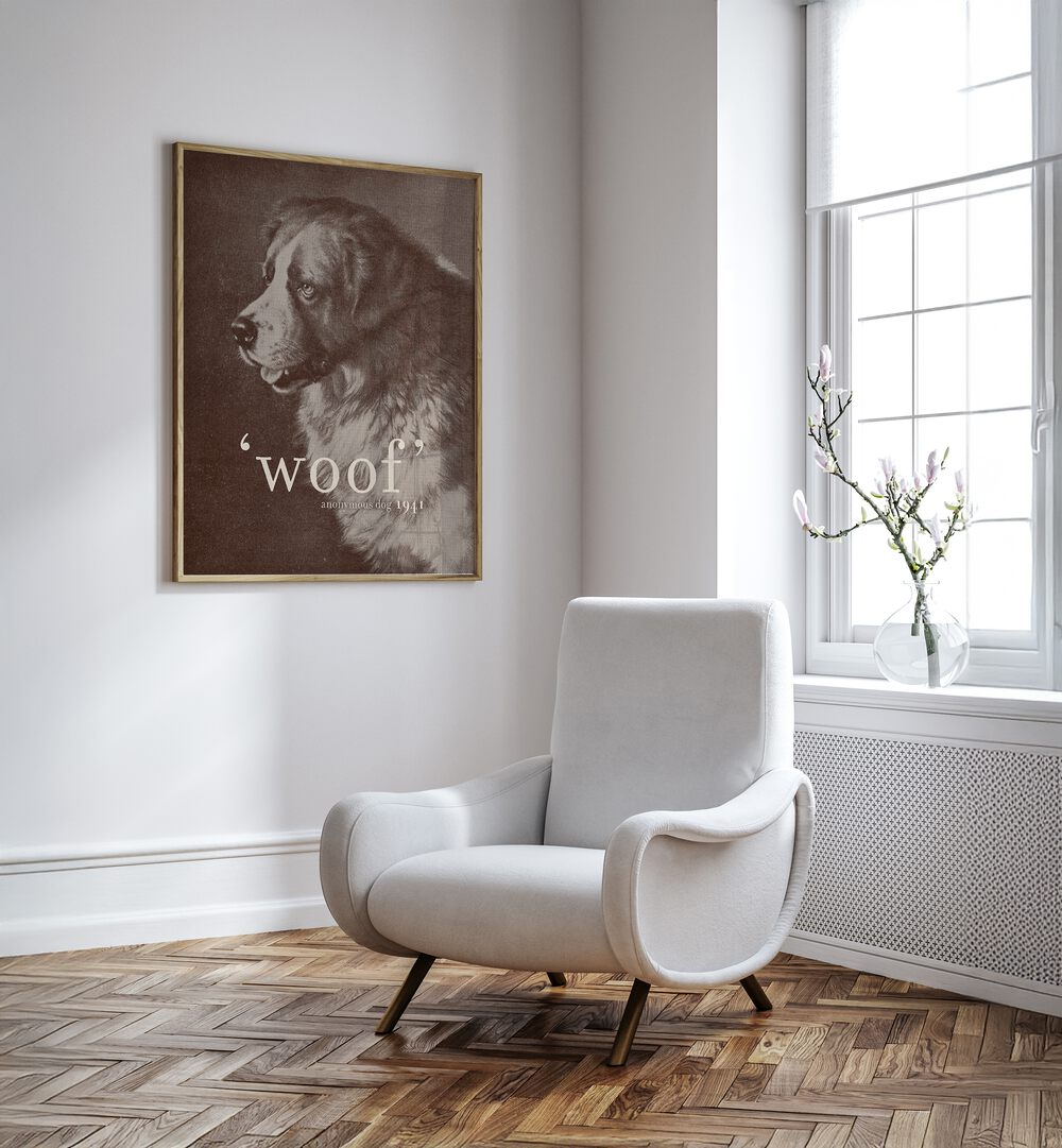 FAMOUS QUOTE DOG, QUOTES poster by Florent Bodart adds charm and wisdom to your wildlife art collection.