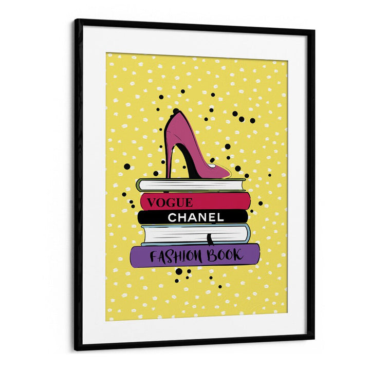 Stylish FASHION BOOKS and FASHION POSTERS art print, perfect for adding chic flair to any space.
