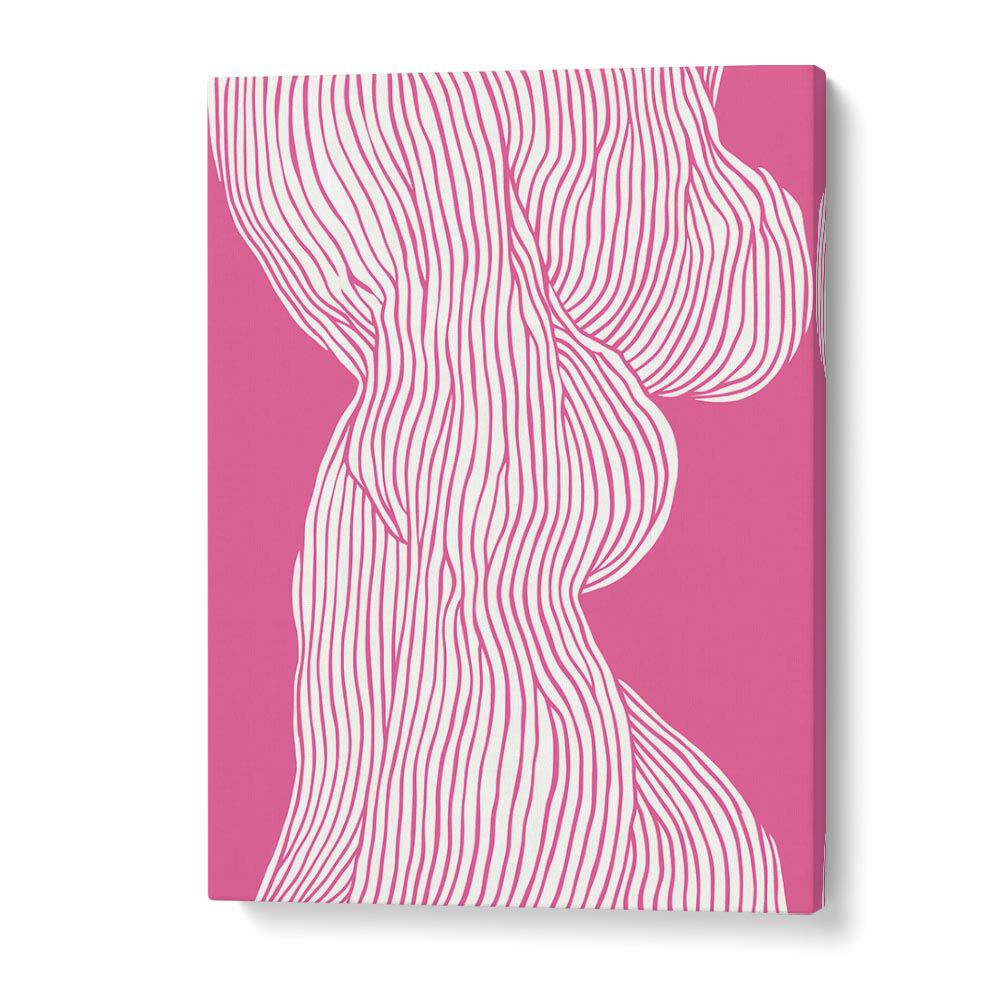 Fibers I (Pink) Fashion Art Artwork in Gallery Wrap