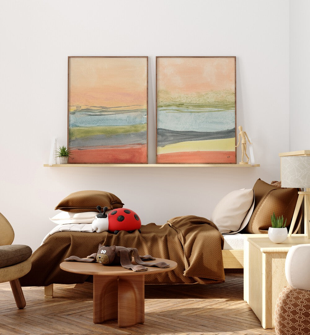 Brighten your home with the FIND YOUR WAY SET, SET OF 2 PAINTINGS, perfect for inspiring and transforming any space.
