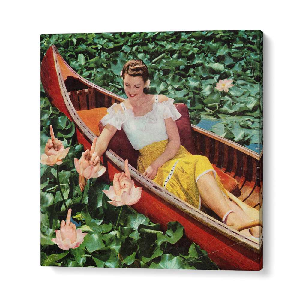 Experience tranquility with the FINGER PETAL REVERIE, SURREAL ART PRINTS by Vertigo Artography, perfect for any space.