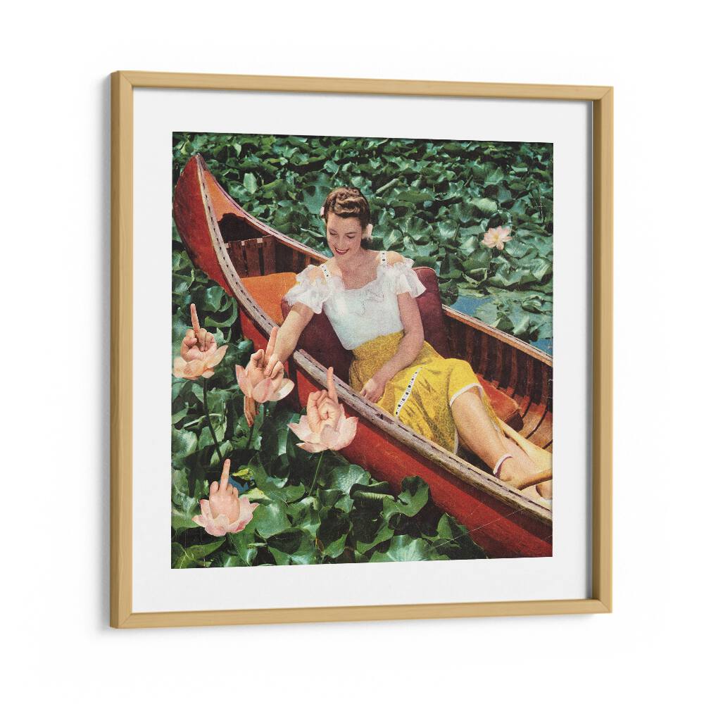 Framed FINGER PETAL REVERIE, SURREAL ART PRINTS by Vertigo Artography adds charm to any space with its unique elegance.