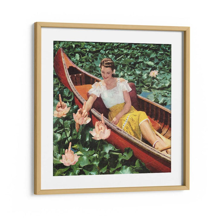 Framed FINGER PETAL REVERIE, SURREAL ART PRINTS by Vertigo Artography adds charm to any space with its unique elegance.