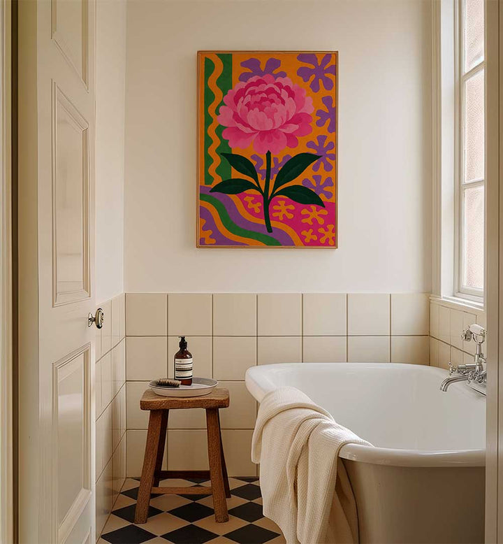 FLORAL SYMPHONY , FLORAL FLOWER PAINTINGS