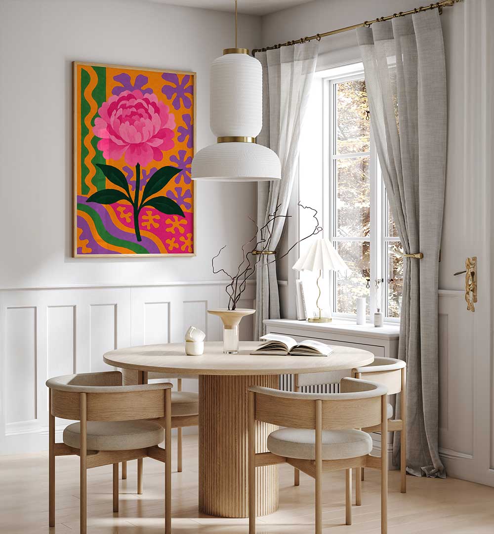 FLORAL SYMPHONY , FLORAL FLOWER PAINTINGS