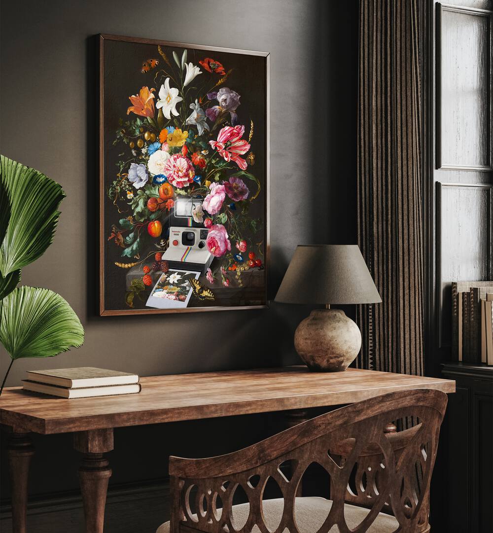 Exquisite FLORAL INSTANT PHOTO by Dikhotomy, featuring vibrant FLORAL FLOWER PAINTINGS that elevate your living space.