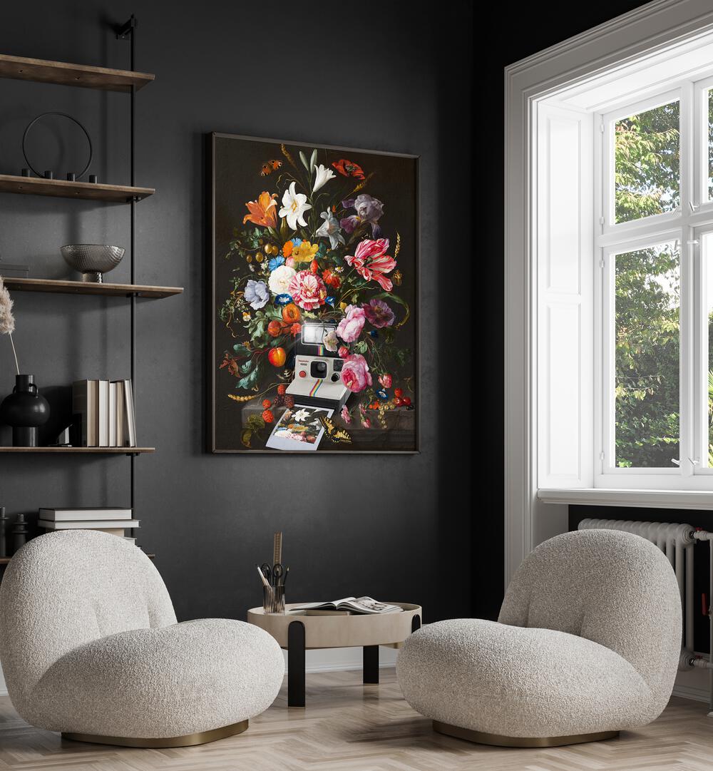 Floral Instant Photo by Dikhotomy, showcasing vibrant floral flower paintings that elevate your living space beautifully.
