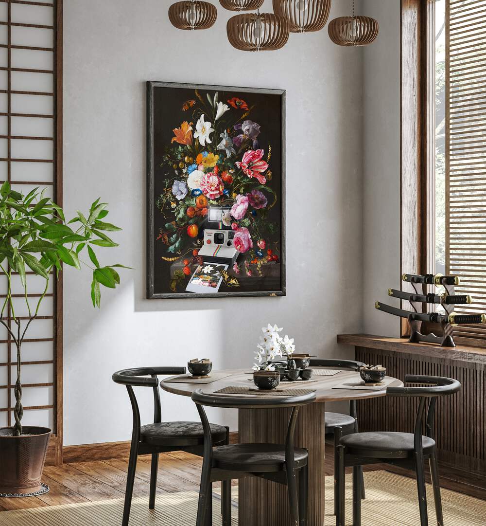 Brighten your space with Dikhotomy's FLORAL INSTANT PHOTO, showcasing stunning FLORAL FLOWER PAINTINGS in vibrant colors.