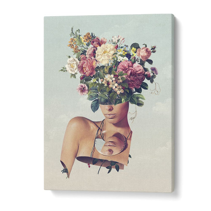 Experience the captivating FLOWER ISM SURREAL PAINTING, SURREAL ART by Vertigo Artography, blending vibrant colors and imagination.