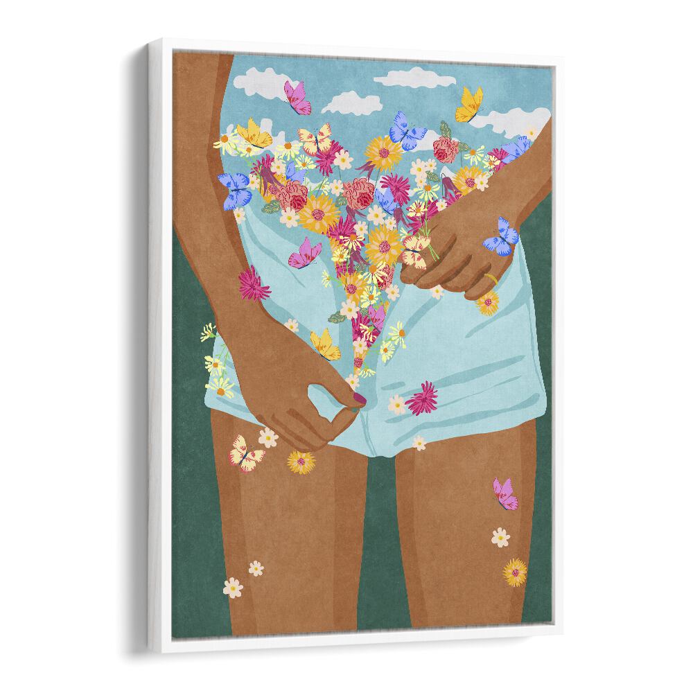 Colorful "Flower Mood, Fashion Posters" art print by Raissa Oltmanns, perfect for vibrant home decor inspiration.