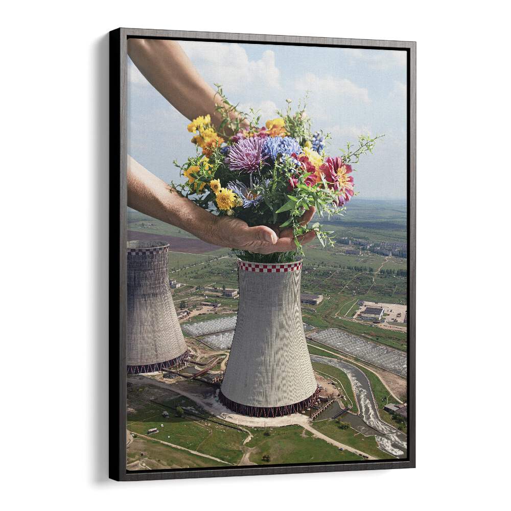 Transform your space with FLOWER PLANT, SURREAL ART PRINTS by Vertigo Artography, blending nature and surrealism beautifully.