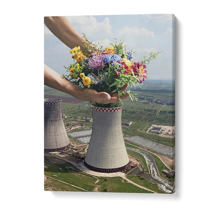 Transform your space with FLOWER PLANT, SURREAL ART PRINTS by Vertigo Artography, blending nature and surrealism.