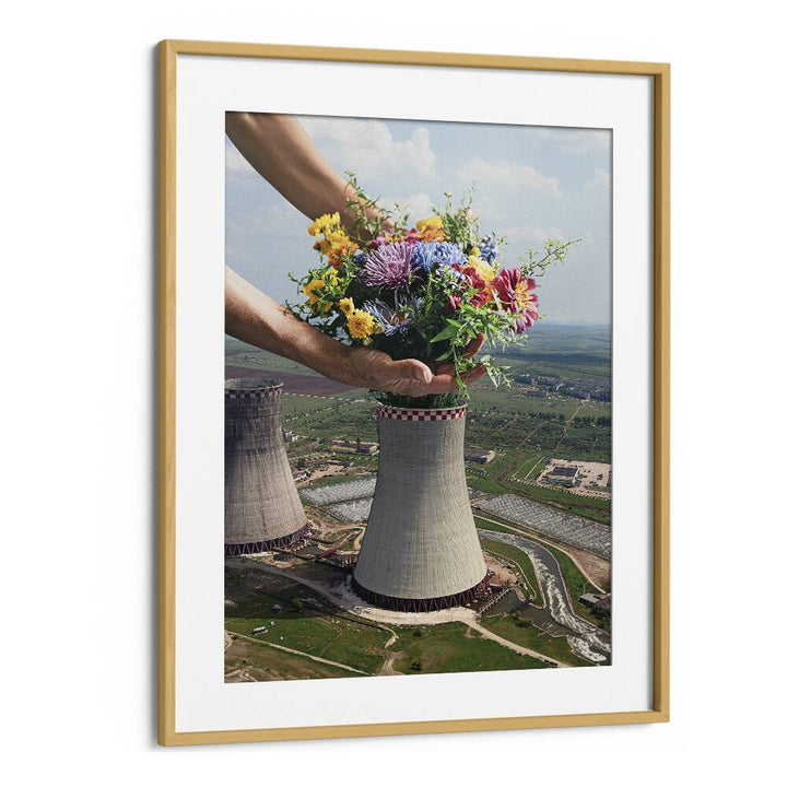 Enchanting FLOWER PLANT, SURREAL ART PRINTS by Vertigo Artography, blending nature and surrealism in stunning display.