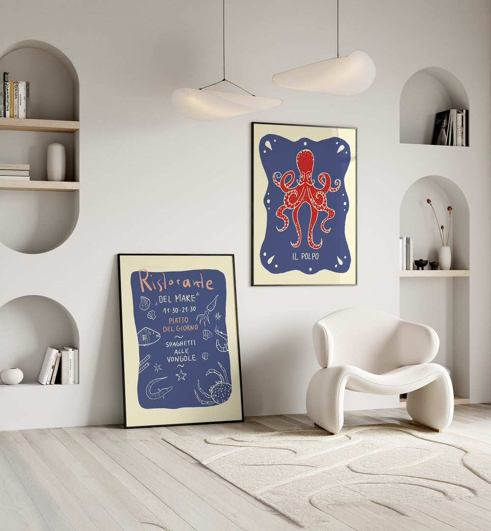 Enhance your space with the FOOD SET, SET OF 2 PAINTINGS, featuring vibrant culinary-themed art perfect for kitchens.