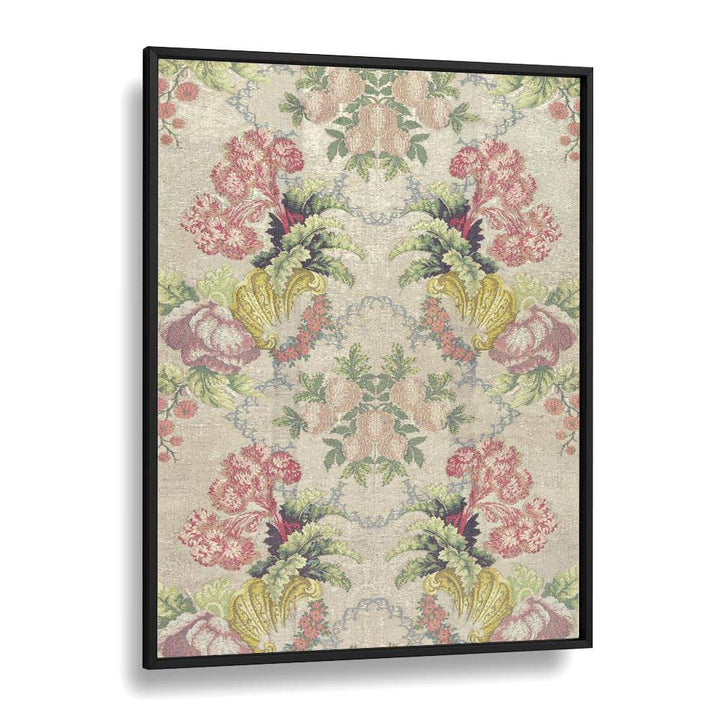Elevate your decor with FRENCH STRAWBERRY, FLORAL FLOWER PAINTINGS in a classic black frame for rustic elegance.