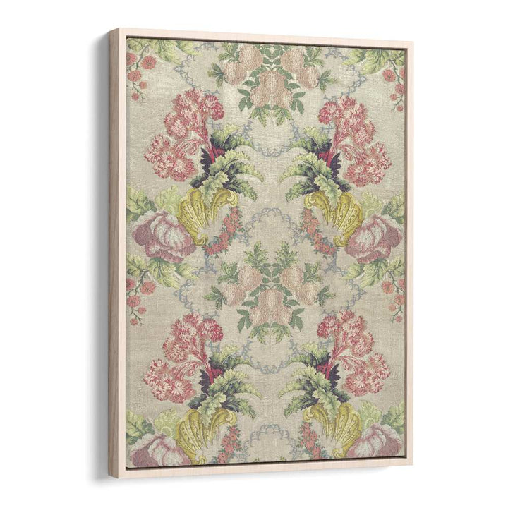 French Strawberry, floral flower paintings in oak frame, perfect for adding rustic elegance to your decor.