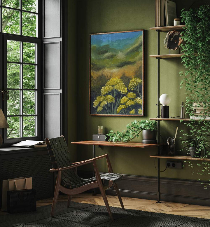 Elegant FRENCH YELLOW FLOWERS floral flower paintings brighten up any space with vibrant charm and beauty.