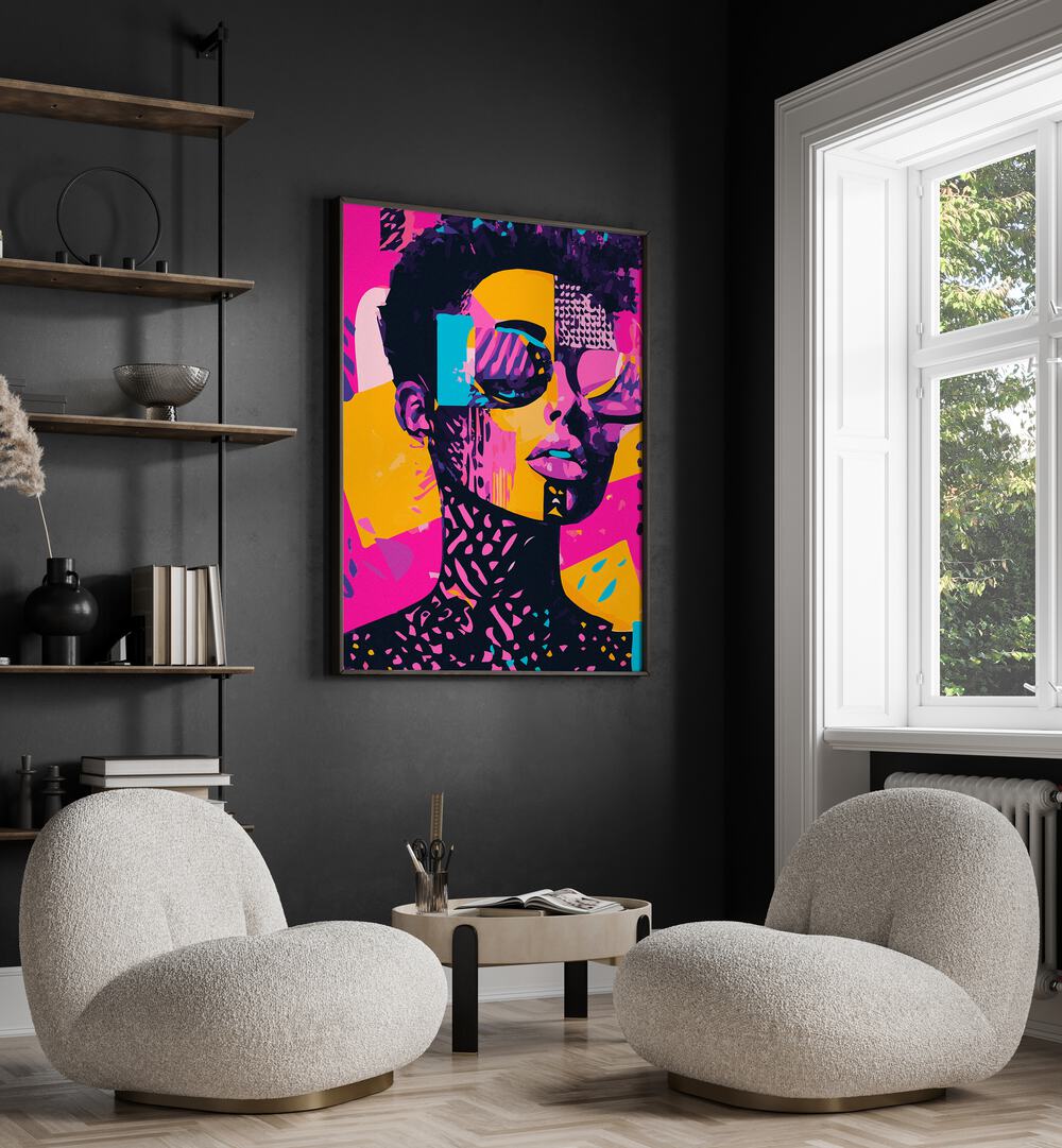 Vibrant FROM THE EIGHTIES, POP ART PAINTINGS showcase bold aesthetics, perfect for modern decor in any space.
