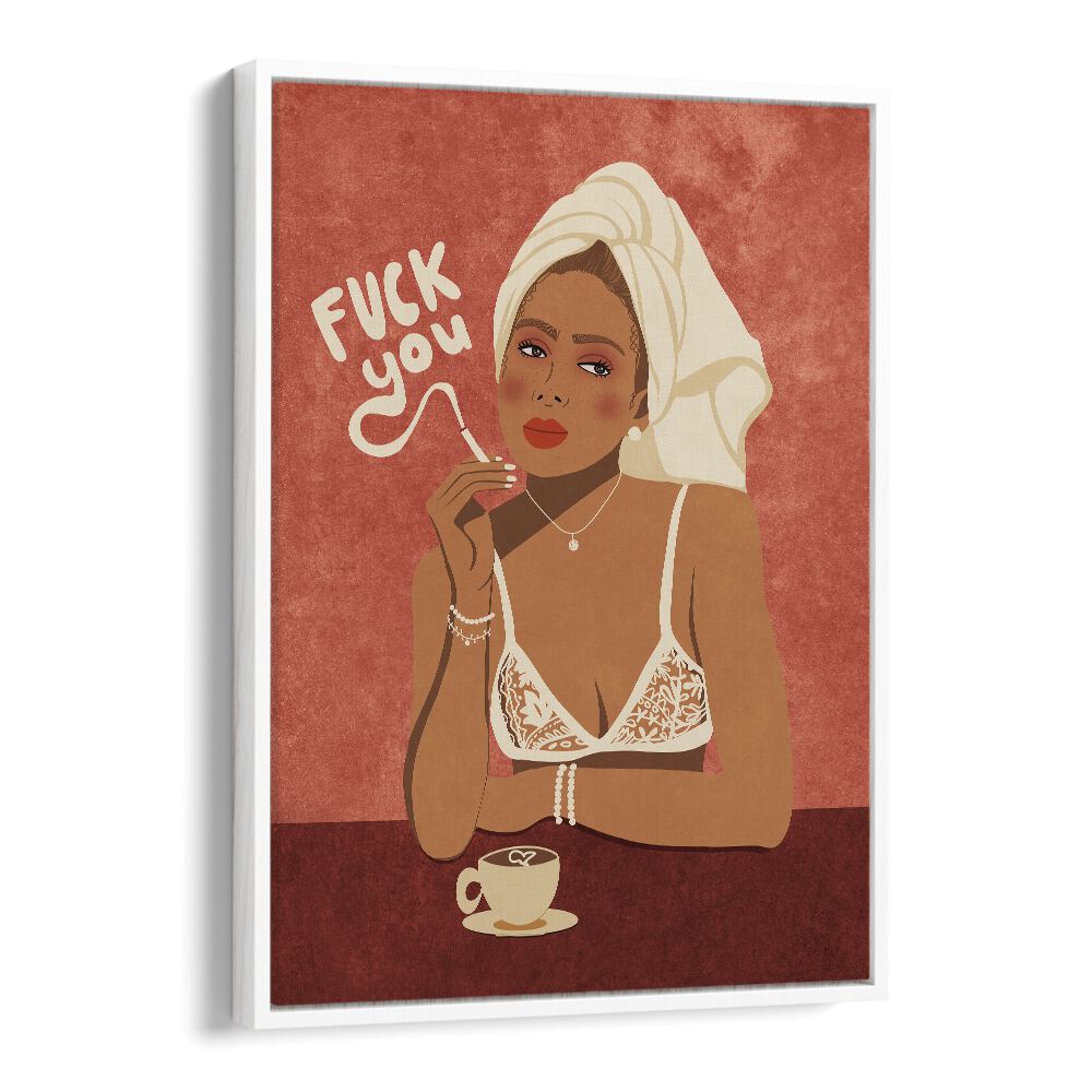Bold pop art "FUCK YOU, FASHION POSTERS" by Raissa Oltmanns, perfect for art lovers seeking vibrant expression.