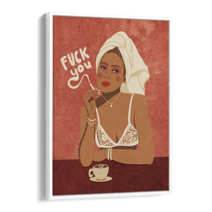 Bold pop art "FUCK YOU, FASHION POSTERS" by Raissa Oltmanns, perfect for art lovers seeking vibrant expression.