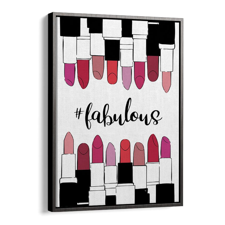 Stylish FABULOUS, FASHION POSTERS featuring vibrant lipsticks, perfect for elevating your space with chic artistry.