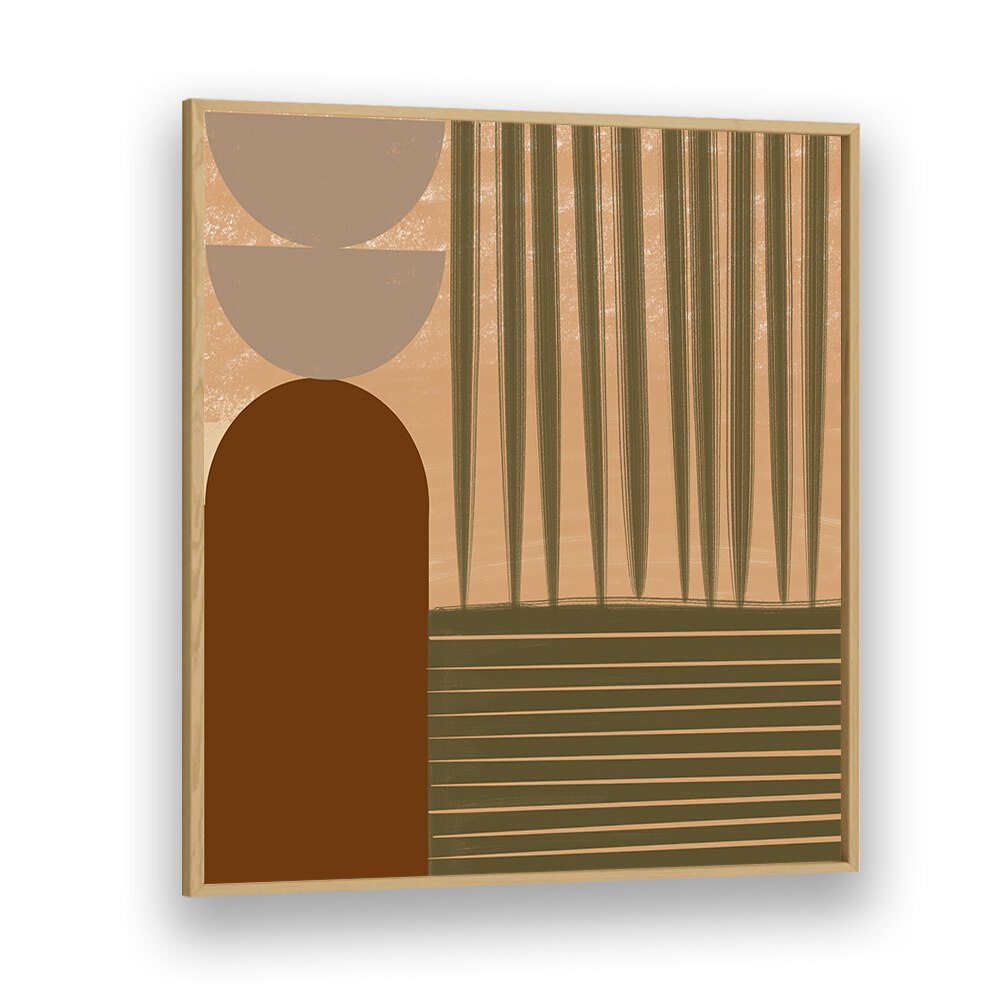 Elevate your decor with FALL GEOMETRIC, BOHO ART PRINTINGS by Nilesh Kulkarni, featuring elegant shapes and earthy tones.