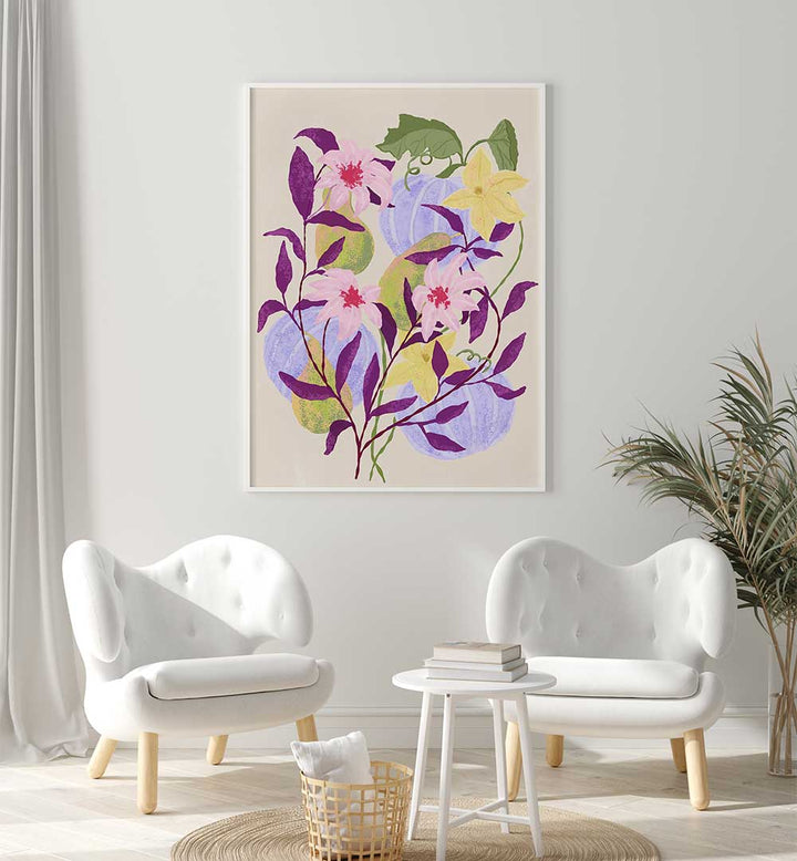 FALL HARVEST , FLORAL FLOWER PAINTINGS
