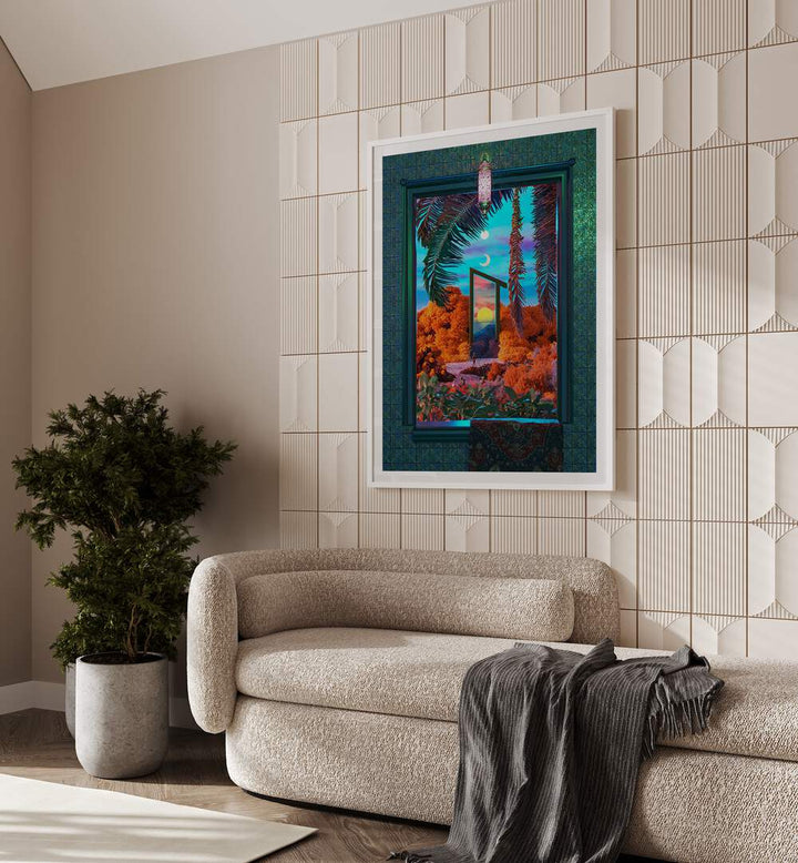 Transform your space with the FANTASY PORTAL SCENE, SURREAL ART PRINTS by Cosmo Zach, inviting imagination and wonder.