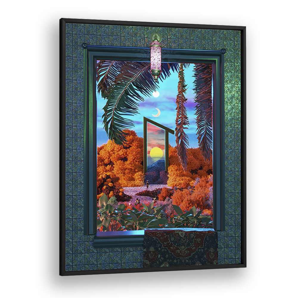 Captivating FANTASY PORTAL SCENE, SURREAL ART PRINTS by Cosmo Zach, transforming your space with enchanting imagery.