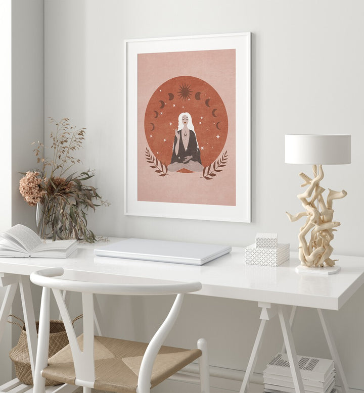 Create a serene space with the FEMALE MEDITATION GALLERY WALL, perfect for relaxation and tranquility.