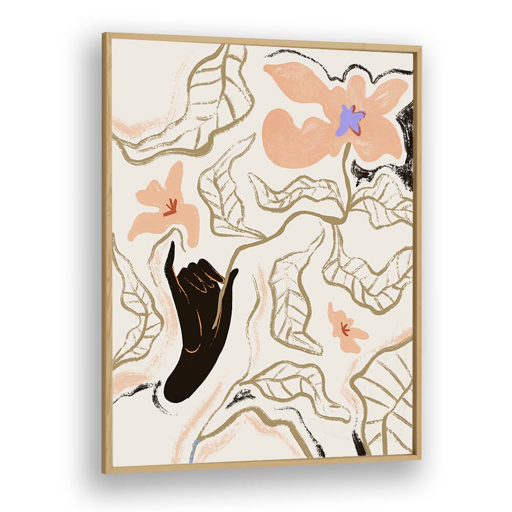 FLEUR, FLORAL FLOWER PAINTINGS by Arty Guava add a modern touch with vibrant colors and elegant design for your space.